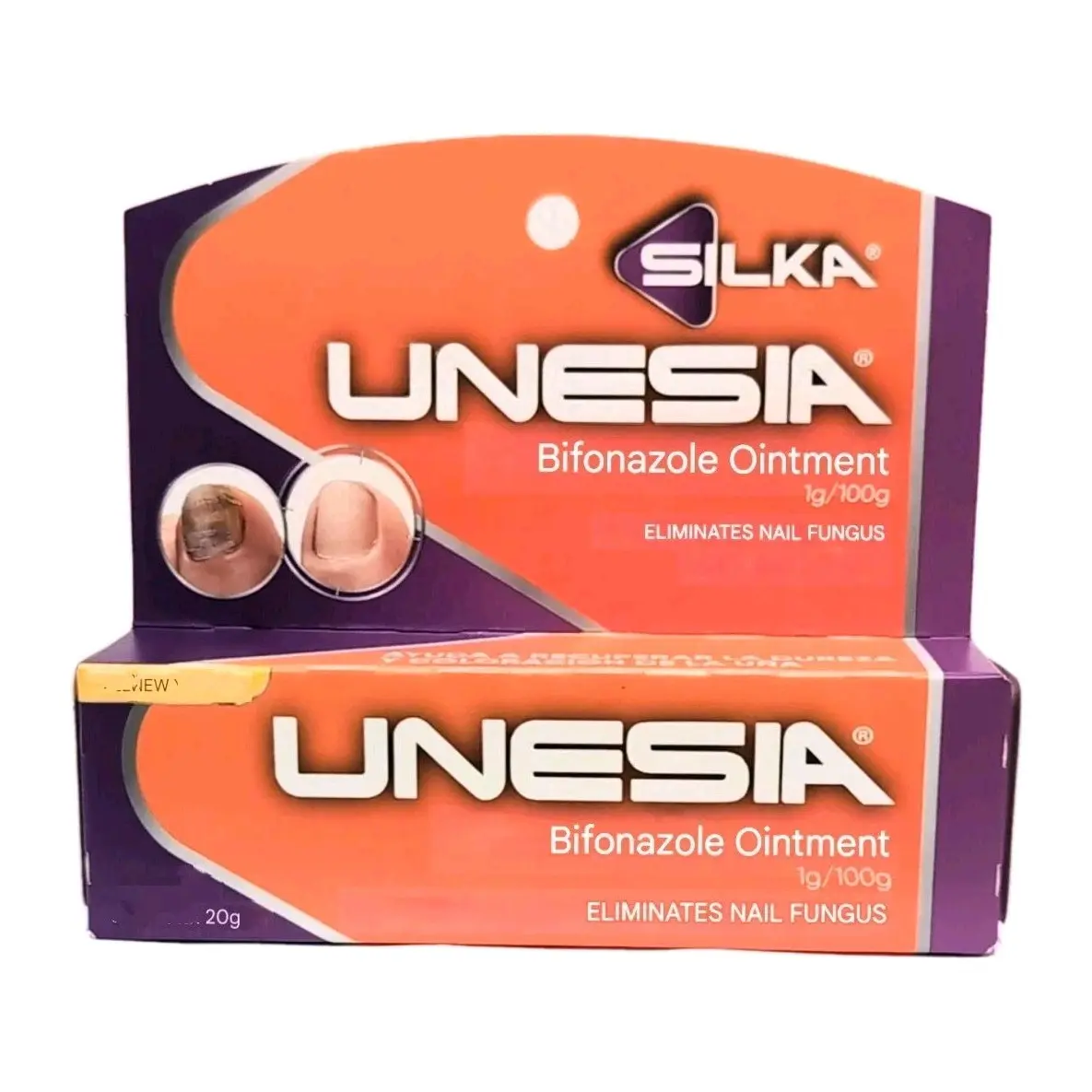 Unesia 20g Nail Fungus Treatment Cream, Medical Ointment for Hand & Foot Nail Care