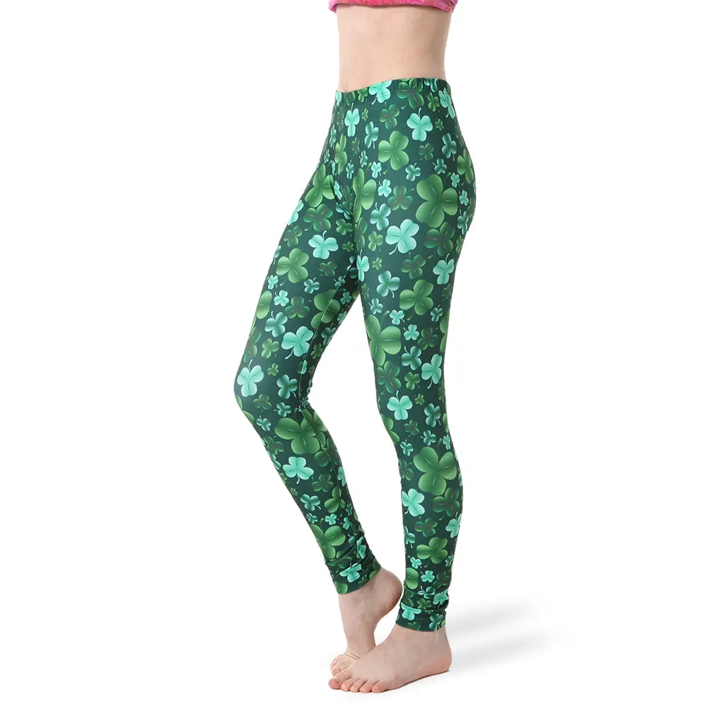 St Patrick's Day Clover Leggings St Patrick's Day Clover Leggings