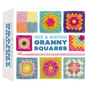 Grandma Square Card Deck DIY Yarn Teaching Cards, Simple Easy-To-Learn Teaching Flashcards, Perfect for Beginners, Ideal Gift Idea