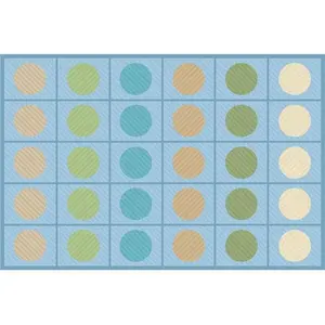 Carpets for Kids  8 x 12 ft. Open Seating Classroom Rug, Calming Color - Rectangle
