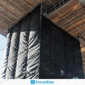 Fencer Wire 4 mil Black Plastic Sheeting, Roll of Heavy-Duty Plastic Sheet, Polyethylene Vapor Barrier Plastic Sheeting, Black Painters Tarp, Black Plastic Tarp, Multi-Purpose, 3' x 200'/4' x 200'