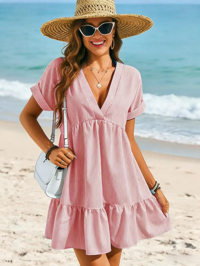 light blue beach dress