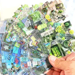 100 Sheets Non-repetitive Y2K Random Cute Glitter Sticker for Phone Luggage Journal Sticker Kawaii Decoration Sticker Gift Vintage Cellphone