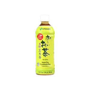 ITO EN Matcha Genmaicha Brown Rice Green Tea Drink 500ml - 0 Sugar 0 Fat 0 Calorie, Authentic Japanese Roasted Rice Tea Beverage
