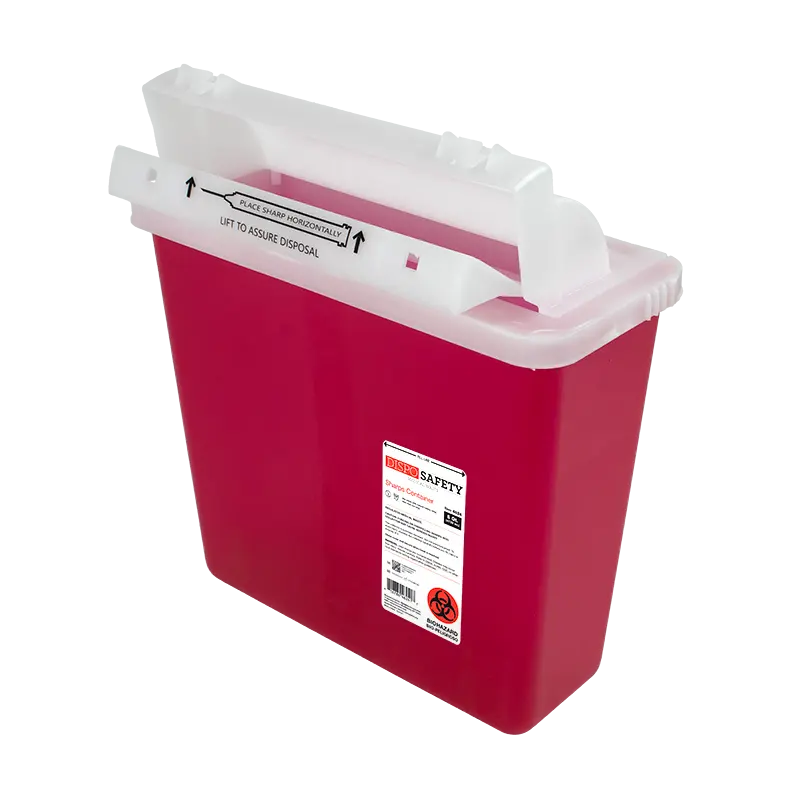 Dispo Safety Sharps Containers - 5-Quart Dispo Safety Sharps Containers - 5-Quart