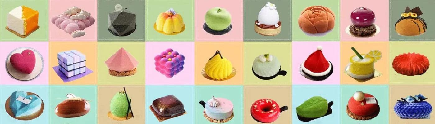 Single Large Savarin Cake Mold Baking Tool Silicone Baking Tray Manual Bread Kitchen Accessories LD388