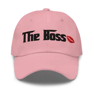 "The Boss" Cotton Dad Hat with Buckle Closure