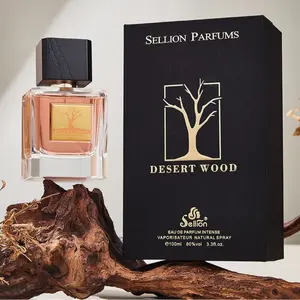100ML Desire Wood Perfume, Oriental Woody Neutral Scent, Long-Lasting Fragrance, Elegant Gift Box, Ideal for Daily Use and Gifting