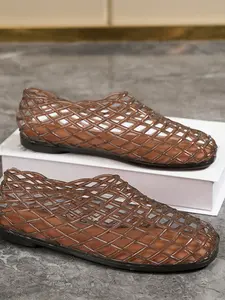 Crisp Grid Crystal Shoes, Slip on Flats, Elegant Design for Special Occasions, Perfect Gift Choice, Durable Material, Comfortable Fit