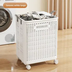 2026 Internet celebrity explosion folding dirty clothes basket household laundry basket storage basket dirty clothes basket balcony bathroom dirty clothes storage basket