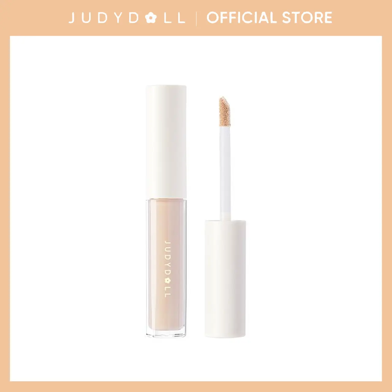 JUDYDOLL Cloud-Touch Concealer, Full Coverage Hydrating Concealer, 12H Long-Lasting, Creaseless, Lightweight Natural Finish, Makeup, Cosmetic, Long-Lasting, Summerwins