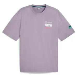 PUMA Mens X Mapf1 Mad Dog Jones Graphic Crew Neck Short Sleeve Casual Tops Casual - Purple