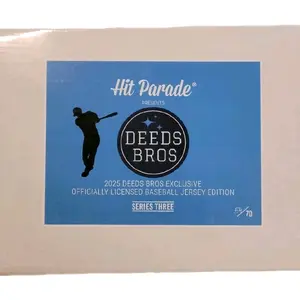 Hit Parade 2025 Deeds Bros Edition Authentic Autographed Baseball Jersey - Officially Licensed New Sealed