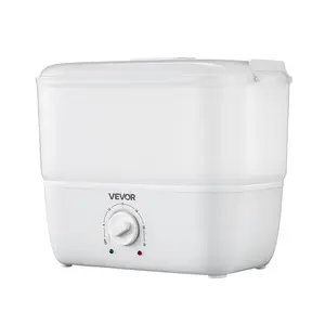 VEVOR Hot Towel Warmer, 1.1 gal Small Towel Steamer with Clip & Indicator, Holds 12-15 Towels, Portable Facial Warmer Quickly Heats Up in 5 Minutes, for Spa, Barber, Manicures, Massage, Salon, White