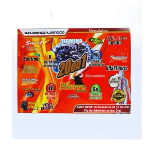 Bebible 20 en 1 Multivitamin with 10 Botellas de 15 ml