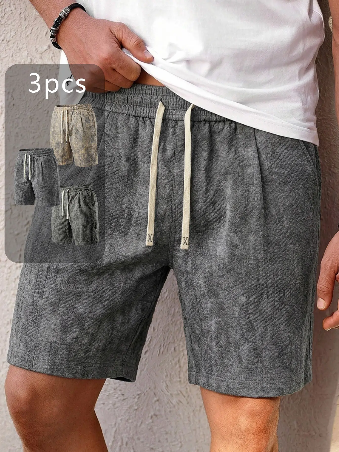 Men's New Summer Elegant Casual Commuter Athletic Shorts - Suitable for Fitness, Outdoor Activities, Beach Wear, Gym; Tropical Wetsuit Menswear Bottoms