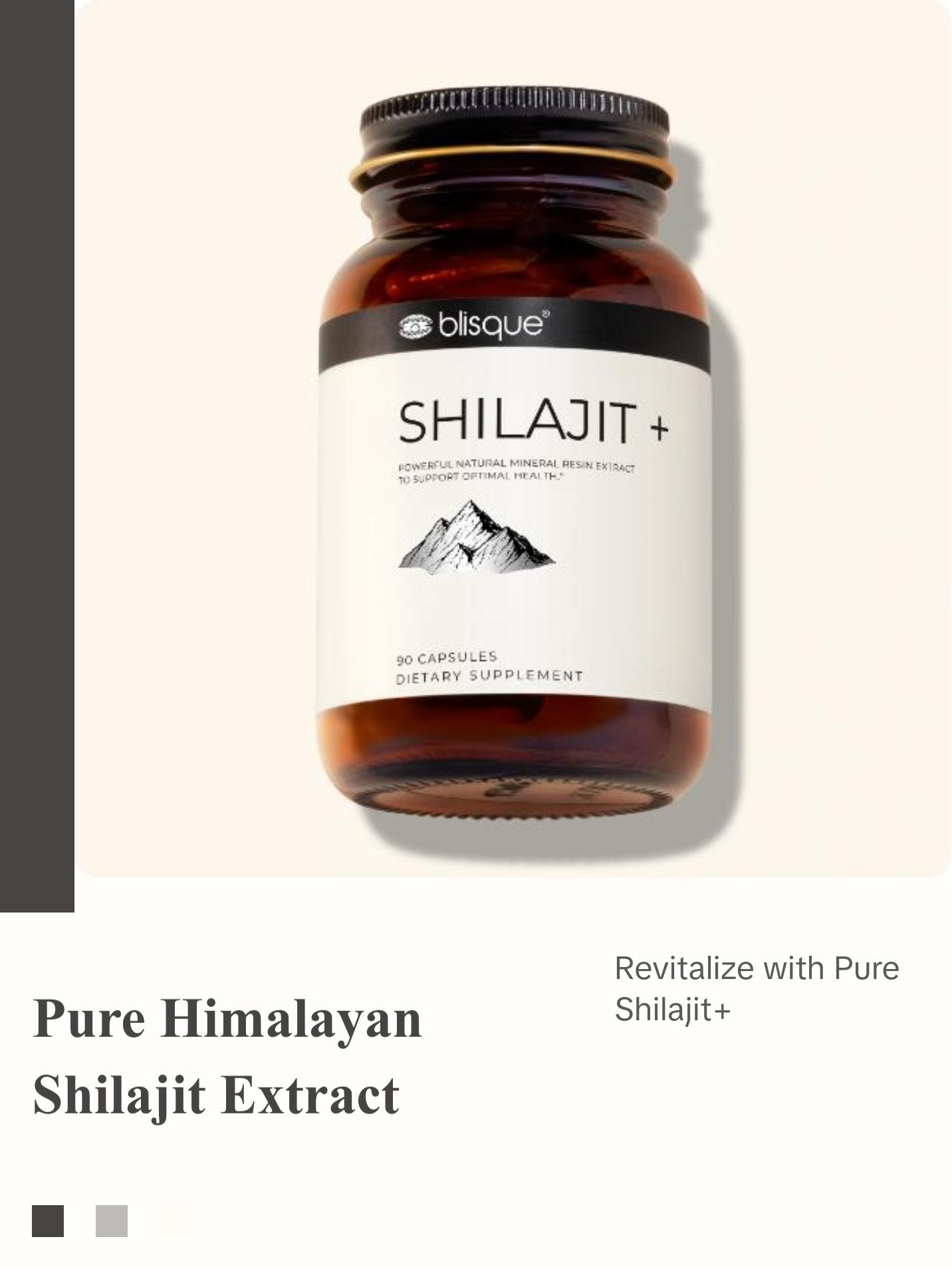 PURE HIMALAYAN SHILAJIT EXTRACT [SHILAJIT +]