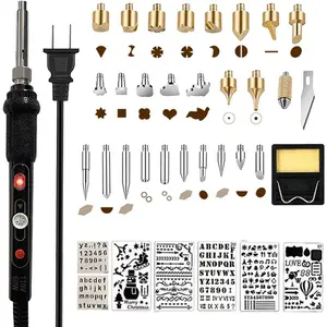 Wood Burning Kit,Wood Burning Tool with Adjustable Temperature 200~450°C, Professional Wood Burning Pen for Embossing Carving DIY Adults Crafts Beginners