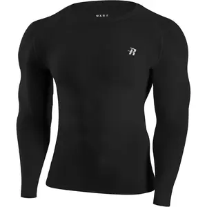 Sports & OutdoorsRunhit Long Sleeve Compression Shirts for Men, UPF 50+ Men's Compression Shirts, Running Athletic Workout Base Layer