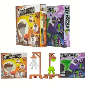 Family Hangman Game, Spanish & English Versions, Multilingual Board Game, Perfect Party Board Game, Suitable for All Ages, Includes Instructions