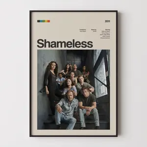 Shameless Poster, Shameless Tv Series Print, Shameless Wall Art, Tv Series Poster, Shameless Poster Print