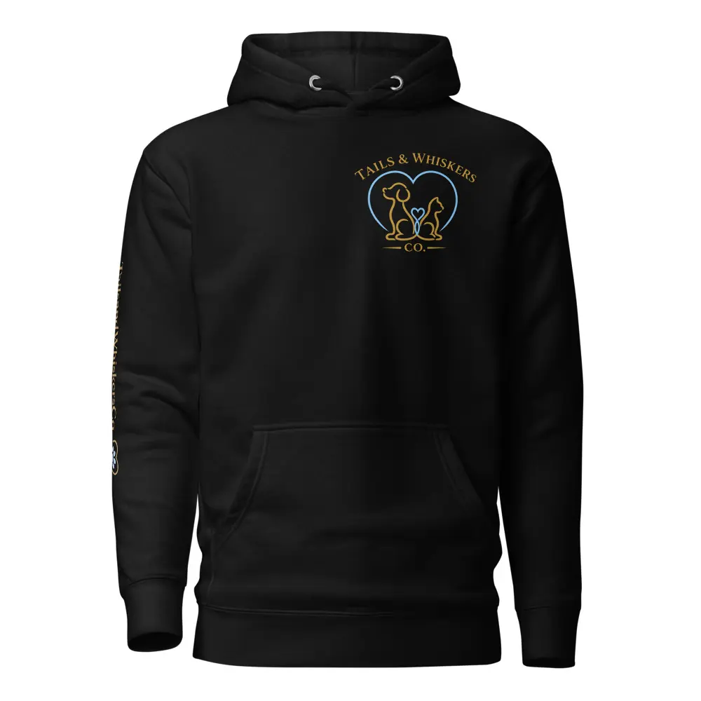 Tails & Whiskers Co. Signature Pet Lover Unisex Hoodies male clothing