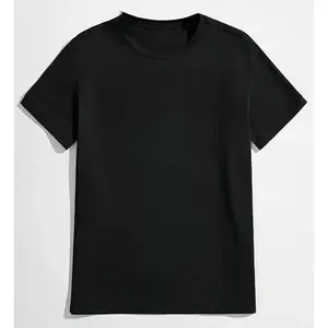 Solid-Color Summer Top — Short-Sleeve Crew Neck T-Shirt (Unisex), 100% Cotton women's