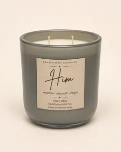 Him - 10oz Double Wicked Candle