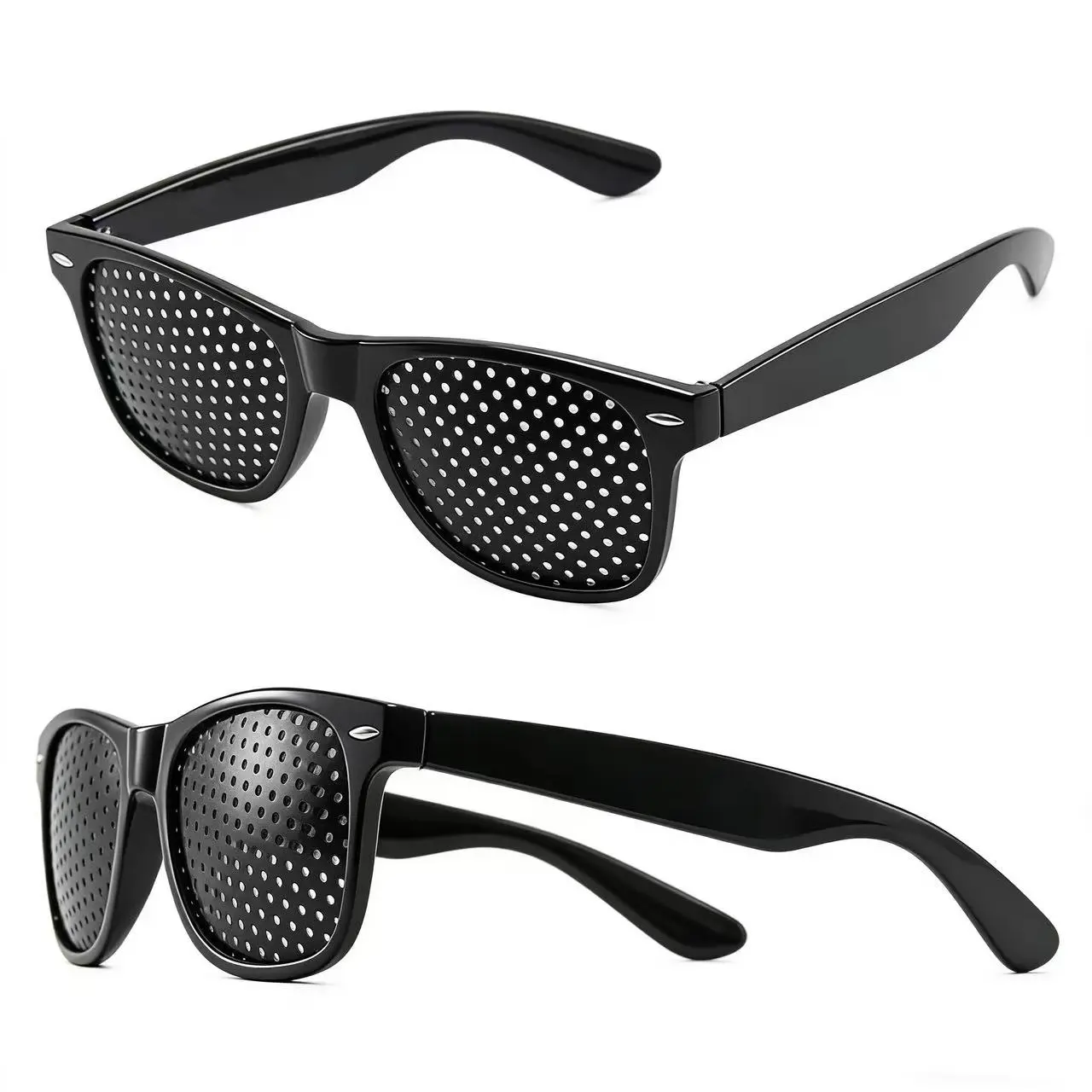 Pinhole Vision Correction Glasses for Men and Women - Clear Vision Guaranteed Modern Bifocals Eyeglass Sunglasses tech