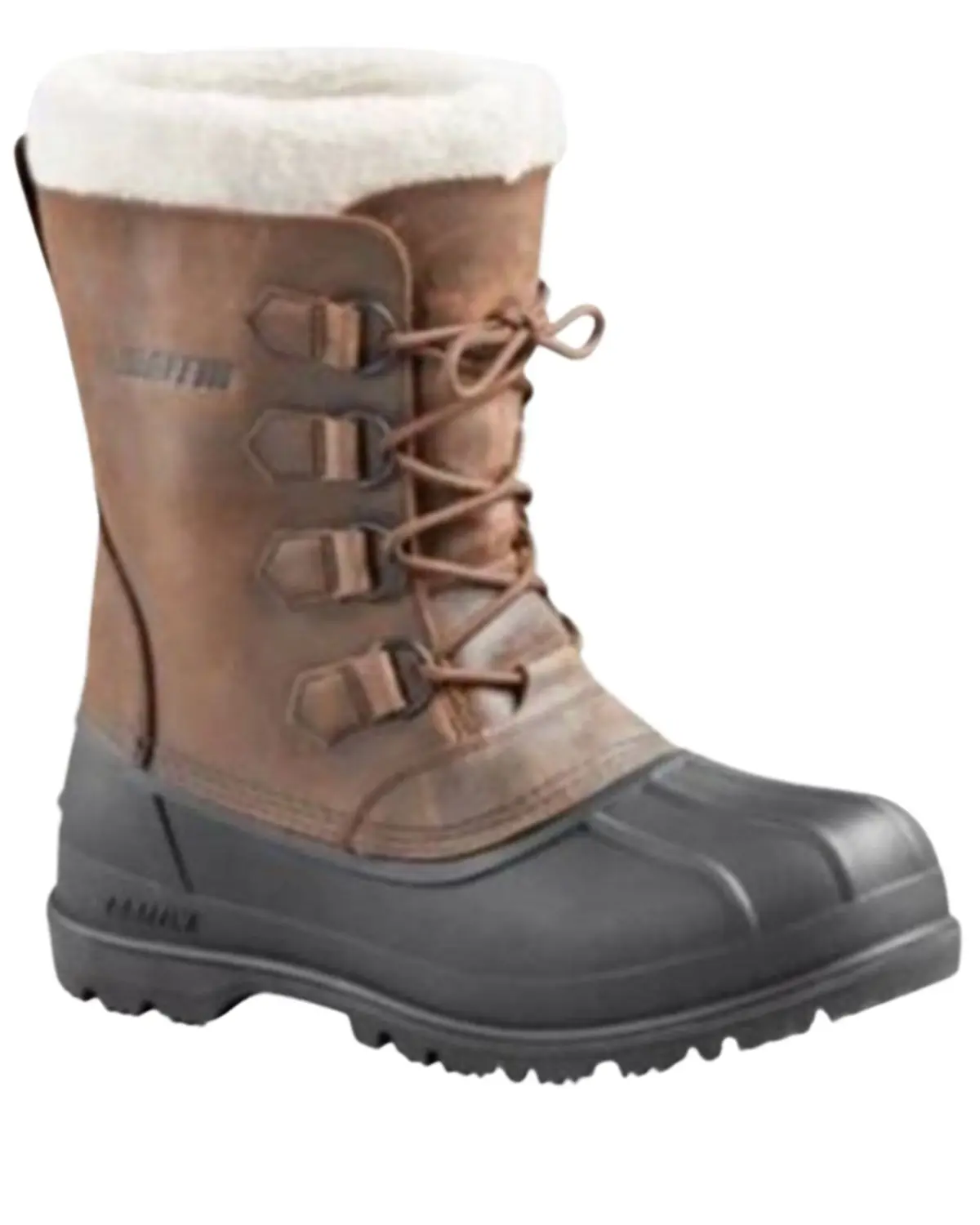 Baffin Men's Men'S Canada Waterproof Faux Fur Leather Tundra Work Boot Soft - Htgem001-Brown