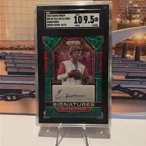 2023 panini Prizm Elly de la Cruz green scope autograph sgc 9.5