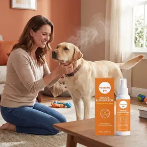 Pet Odor Eliminator Spray, Daily Indoor Pet Area Freshener, Odor Removal Care for Pets, Effective Smell Control for Home Use