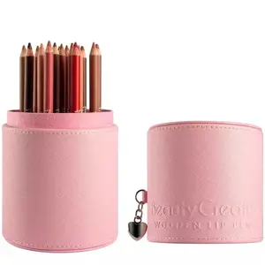 BEAUTY CREATIONS / WOODEN LIP PENCIL PR-  (1 SET =16 lip pencils)