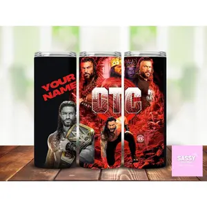 WWE Personalised Roman Reigns OTC  20oz Tumbler, Gift For Fan Shirt Sweatshirt Hoodie
