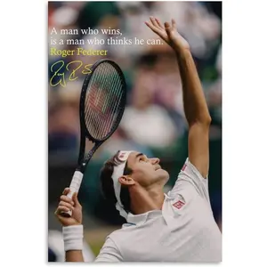 Roger Federer Poster Tennis Posters