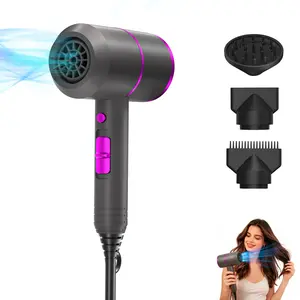 Powerful Ionic Hair Dryer Kit, High Speed Fast Drying, 1 Set Hair Dryer & Concentrator & Diffuser, Multifunctional Hair Dryer, Professional Hair Styling Tool, Versatile Styling Options, Frizz Reduction, Hair Blow Dryer, Adaptable to All Hairstyles