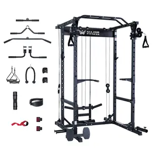 Major Fitness Drone 1 Power Cage, Multi-Function Power Rack for Home Gym,  for Strength Training, Heavy-Duty Steel Construction