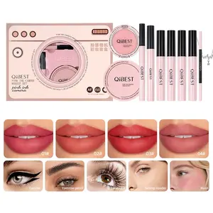 Makeup Set, 1 Set Makeup Gift Set, Including Makeup Palette Set, Lip Gloss, Eyeliner, Mascara, Eyeshadow, Blush, Concealer, Makeup Accessories, Cosmetic Gift Set, Cosmetics Kit, Daily Makeup Kit, Beauty Kit