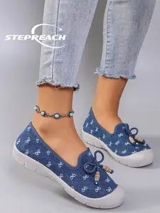 Women's Spring & Fall New Sports Shoes, Casual Breathable Mesh Slip On Sneakers, Comfortable Durable Lazy Driving Shoes, Lightweight Slip Ons