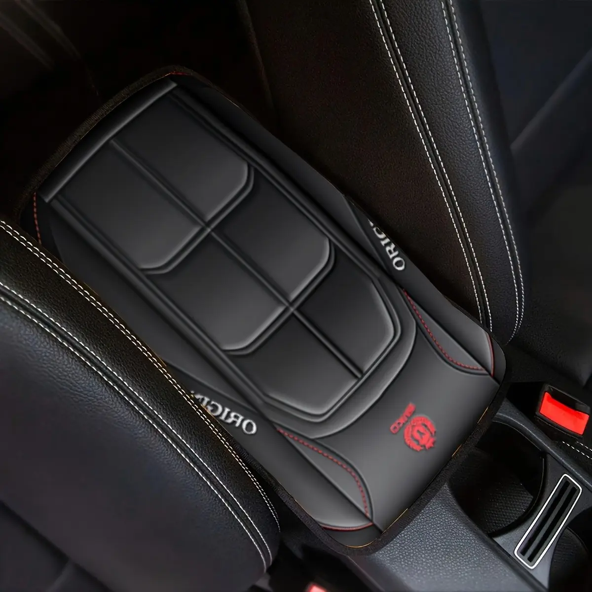 Durable Y Pattern Rubber Armrest Cover, Easy Installation & Cleaning, Comfortable Car Interior Accessory, Auto Accessories Interior, Car Interior Decoration, & Design, Interior Car Accessories