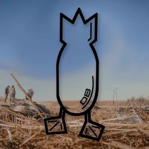 Dive Bomb OG Logo Outline Decal - Multiple Sizes