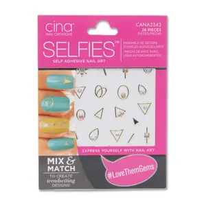 Star Nail Love Them Gems Self Adhesive Nail Art