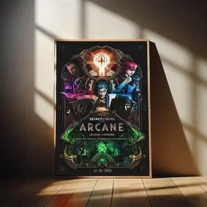 [Sale up to 50%] Arcane Poster, Classic Vintage Canvas Poster, Home Decor, Creative Art Print Poster for Gift, Film Fan Collectibles (NO FRAME) Decor Photo