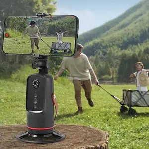 Smart Gimbal - 360° Rotation, Auto Tracking, Stabilize Shots for Phone, Perfect for Vlogging & Live Streaming, Easy To Use