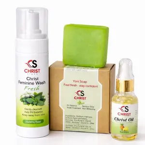 Christ Feminine Hygiene Set – Wash, Soap & Oil Combo Set 3