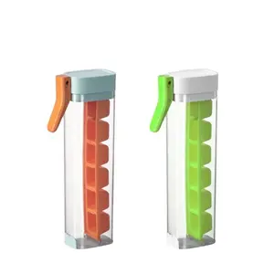 Home And Kitchen Portable Square Ice Maker 6pcs Freezer Plastic Ice Cube