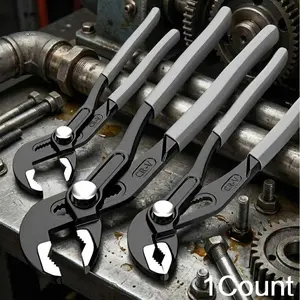 Quick-Release Adjustable Pipe Wrench - Multi-Purpose Plumbing Tool for Kitchen & Bathroom Repairs, Durable & Non-Slip, High-Pressure Anti-Rust Universal Plumber Tool for Tight Spaces, DIY Water Pipe Fix.