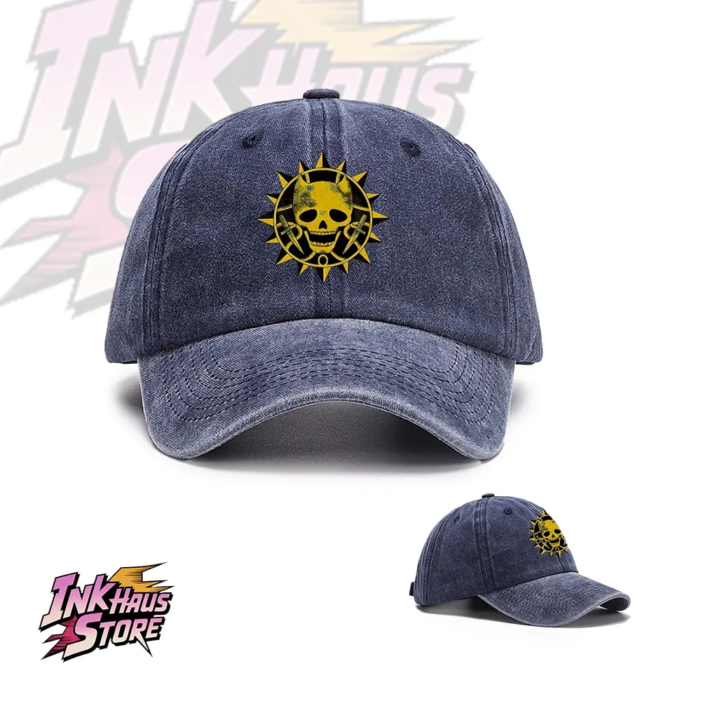 Killer Queen JJBA hat,JoJo's Bizarre Adventure Diamond is Unbreathable Merchandise:Cotton Washed baseball cap,anime fashion streetwear