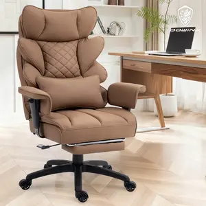Dowinx Ergonomic Office Chair - Big & Tall Executive Desk Chair with Pocket Spring Lumbar Support, High-Back Adjustable Gaming Chair, Removable Footrest & 3D Armrests Dowinx Ergonomic Office Chair - Big & Tall Executive Desk Chair with Pocket Spring Lumbar Support, High-Back Adjustable Gaming Chair, Removable Footrest & 3D Armrests