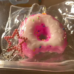 Donut Squishy - with custom bag and added grommets for reinforcements.